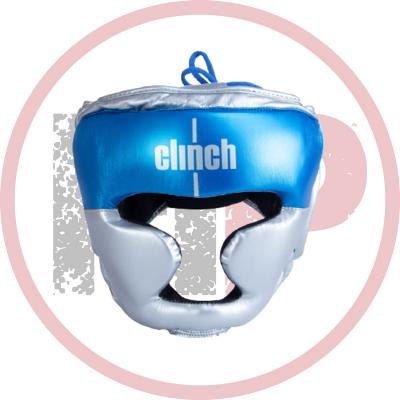 Детский боксерский шлем с защитой скул и подбородка Clinch KIDS