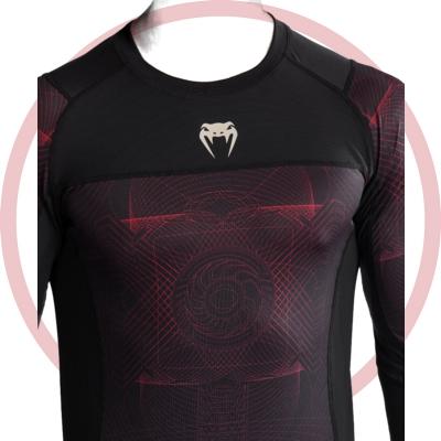 Рашгард с длинным рукавом Venum G-Fit Air Deep Black/Fire Red